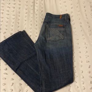 7 for all mankind Flynt dark wash denim
